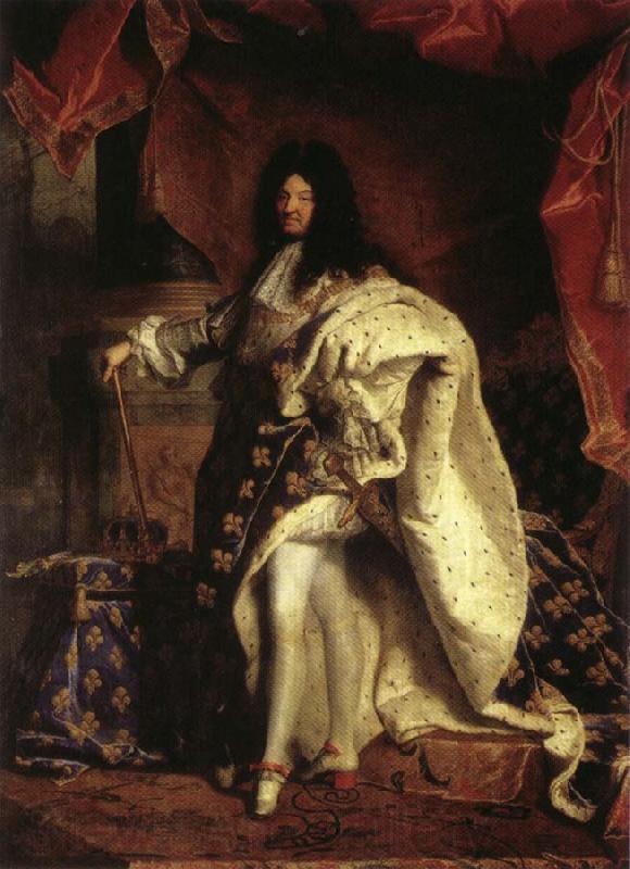 Hyacinthe Rigaud Louis XIV,King of France